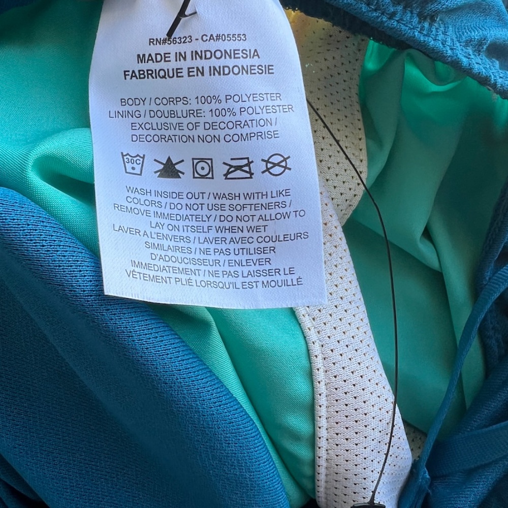 NWOT Nike Dri Fit Blue Workout Shorts - Picture 8 of 8